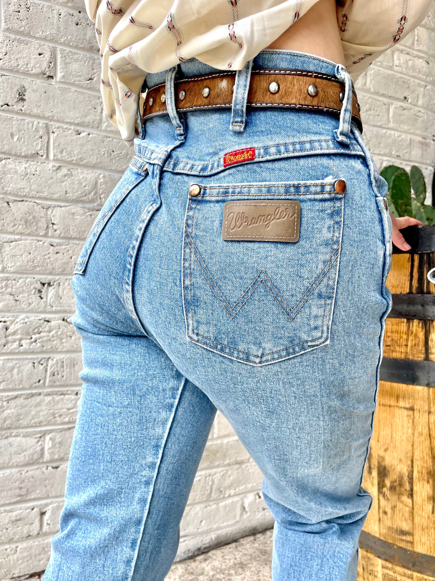 Wrangler Cowboy Cut Acid Wash Women's Slim Fit
