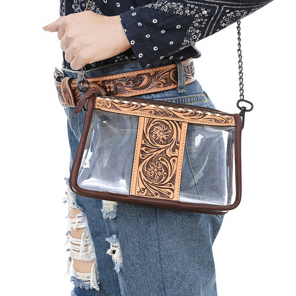 American Darling Clear Leather Western Bag