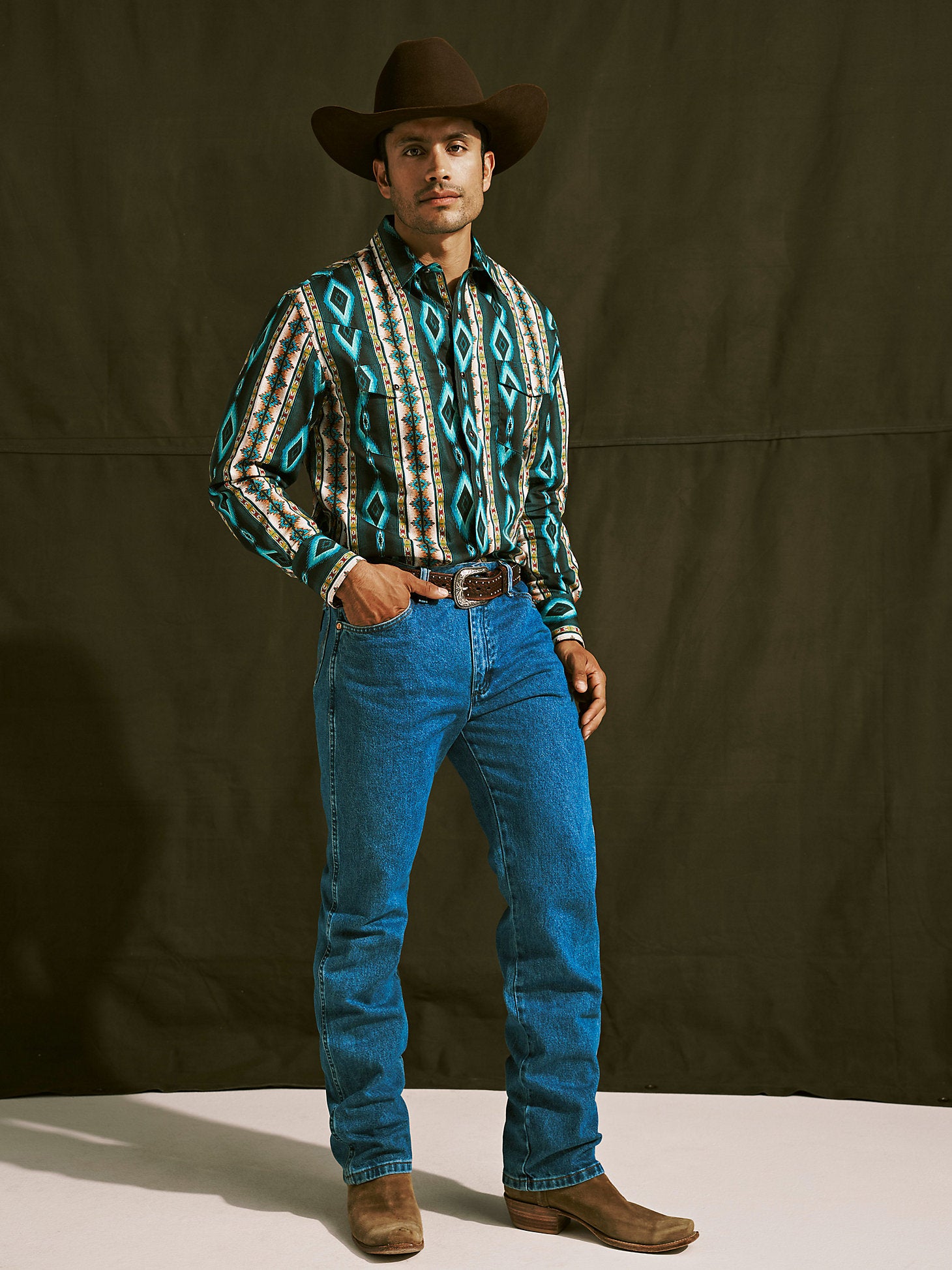 Wrangler Men's Cowboy Cut Original Fit Jeans - Stonewashed Wrangler Men's Cowboy Cut Original Fit Jeans - Stonewashed