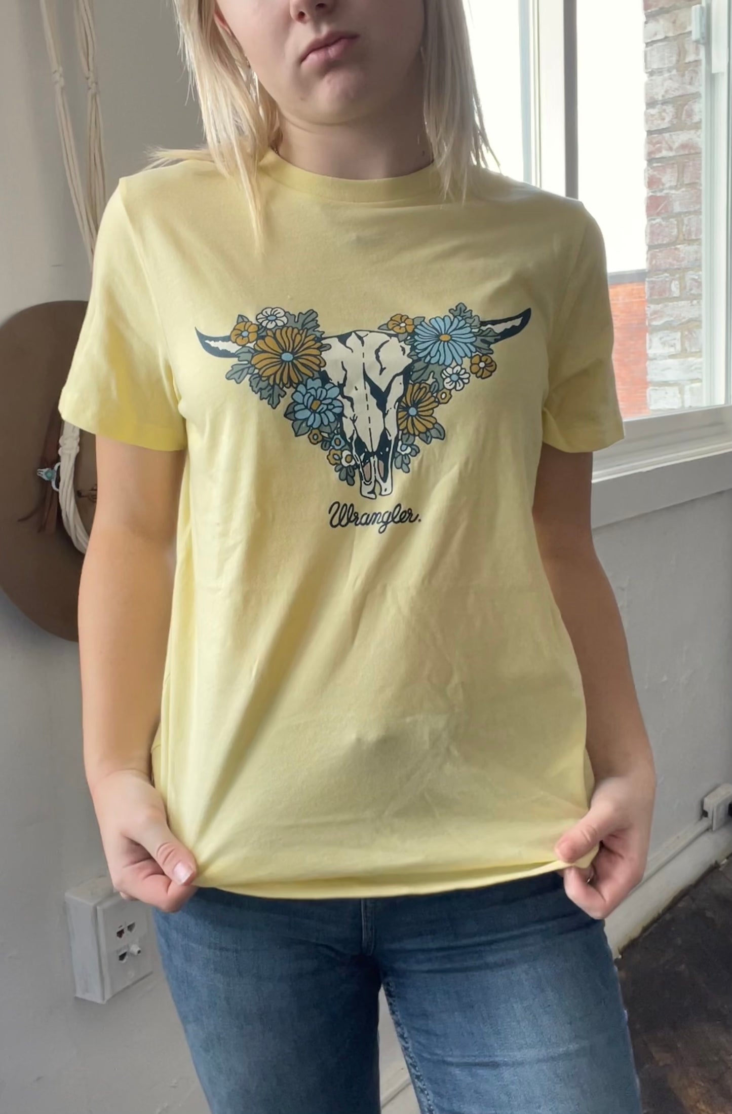 Wrangler Floral Skull Women’s Tee