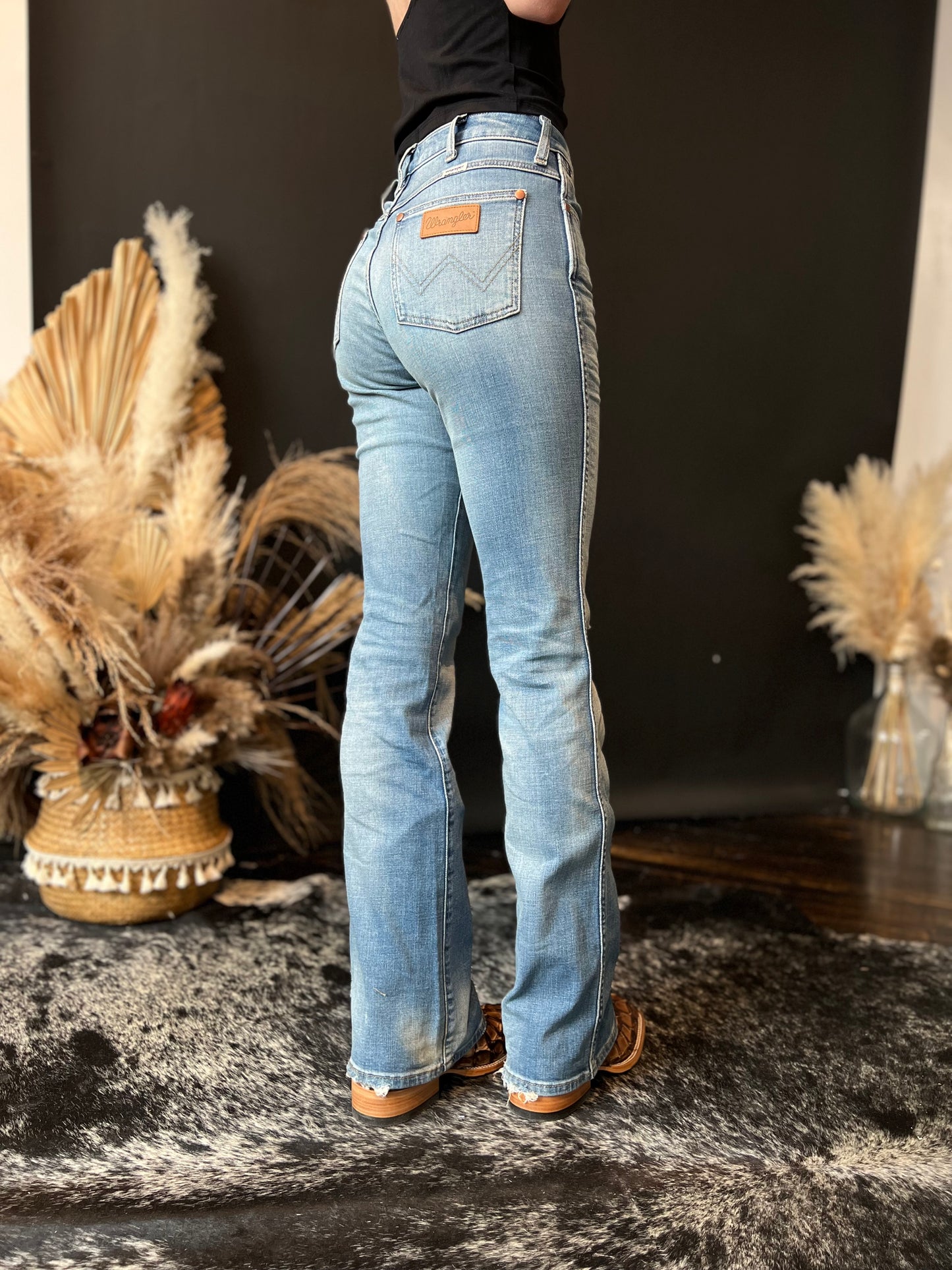 Sale ✨ Wrangler Megan Distressed Bootcut Women's Jeans