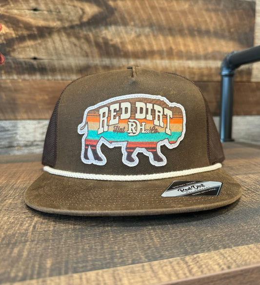 Red Dirt Hat Co. Leather Stamp Hat