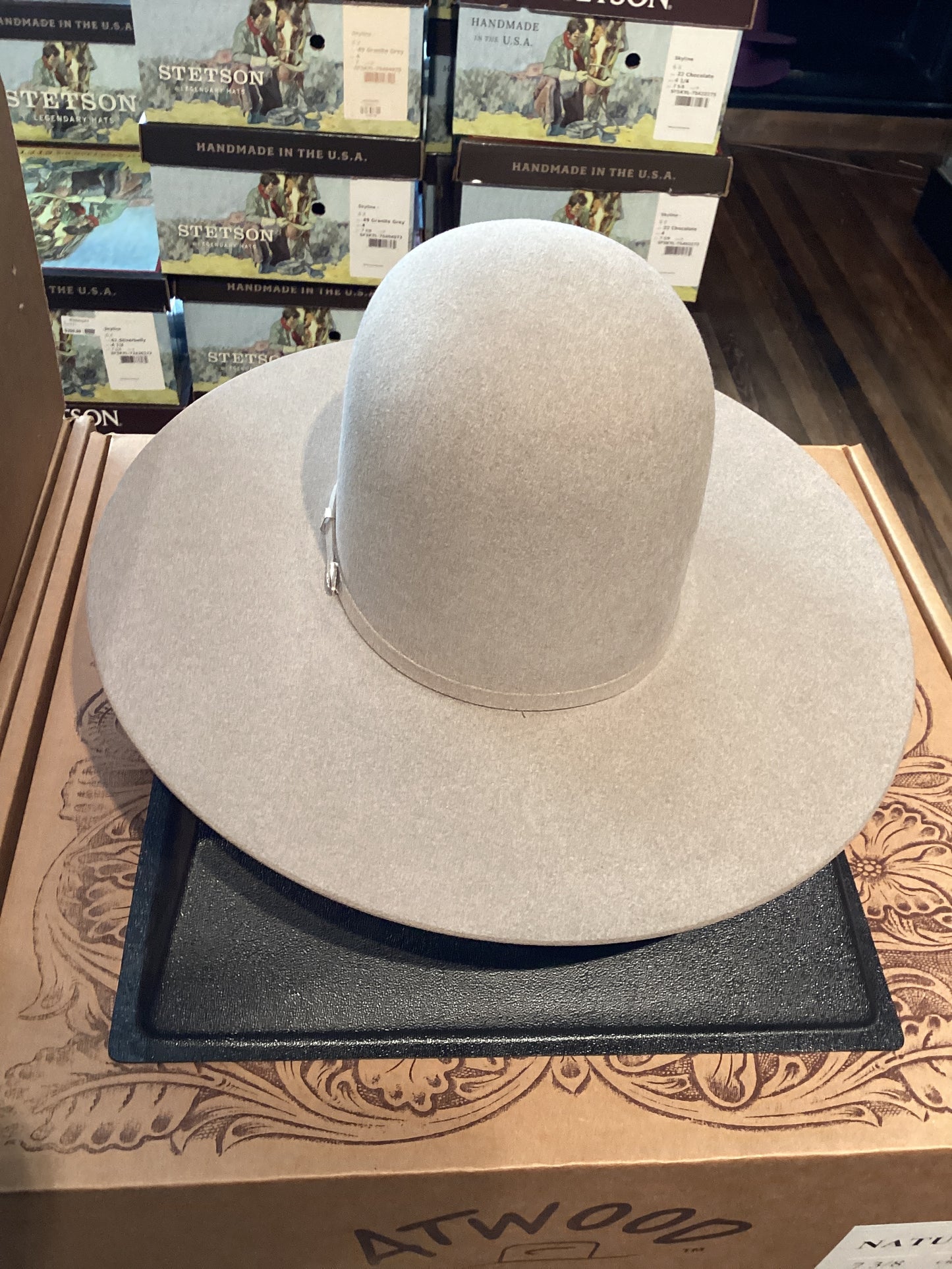 Atwood 7X Felt Open Crown Natural