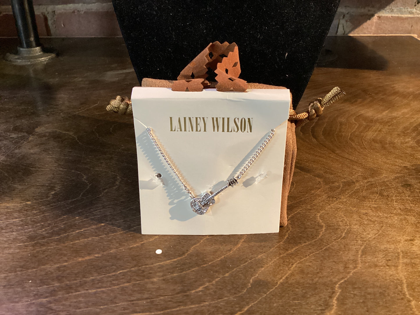 Lainey Wilson Guitar Beauty Necklace