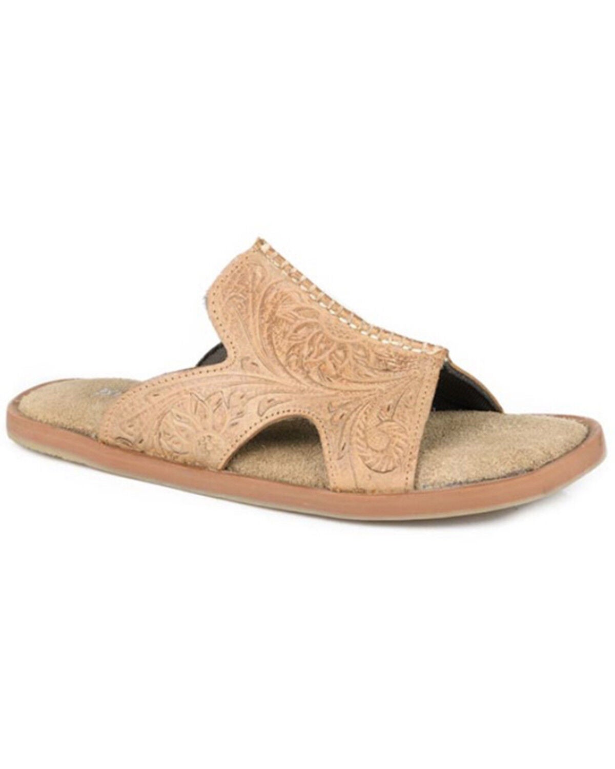 Roper Haydyn Tooled Slide Sandals
