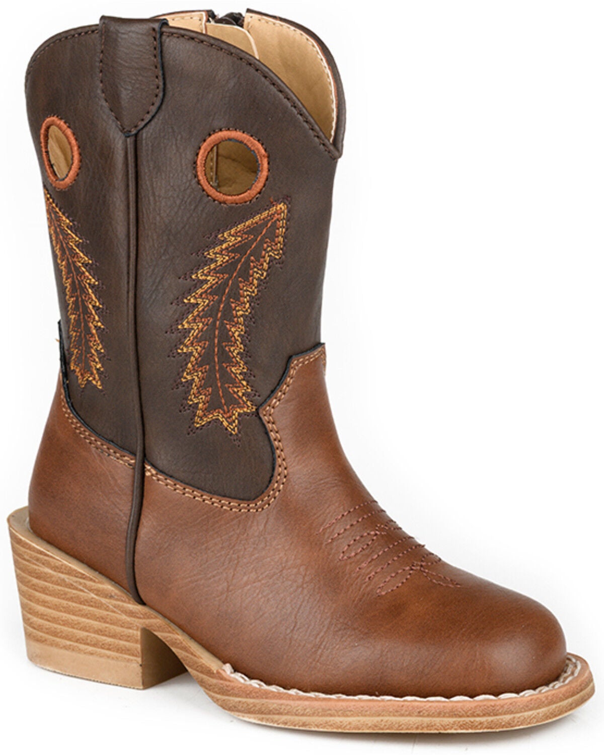 Roper Boys Brown Walker Boots Toddlers