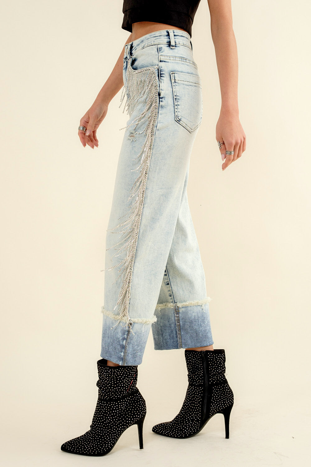 Rockin’ Rhinestone Cropped