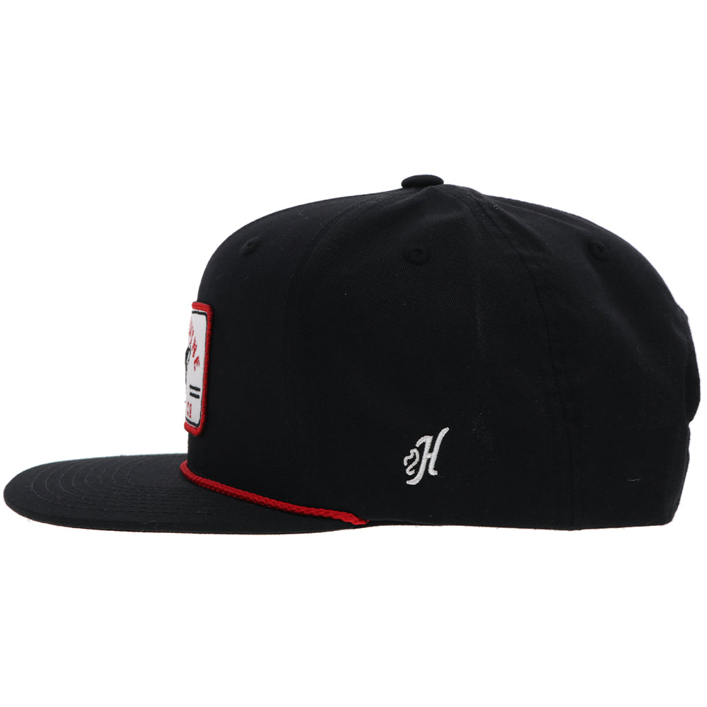 Hooey John Wayne 5 Panel Trucker Hat Black