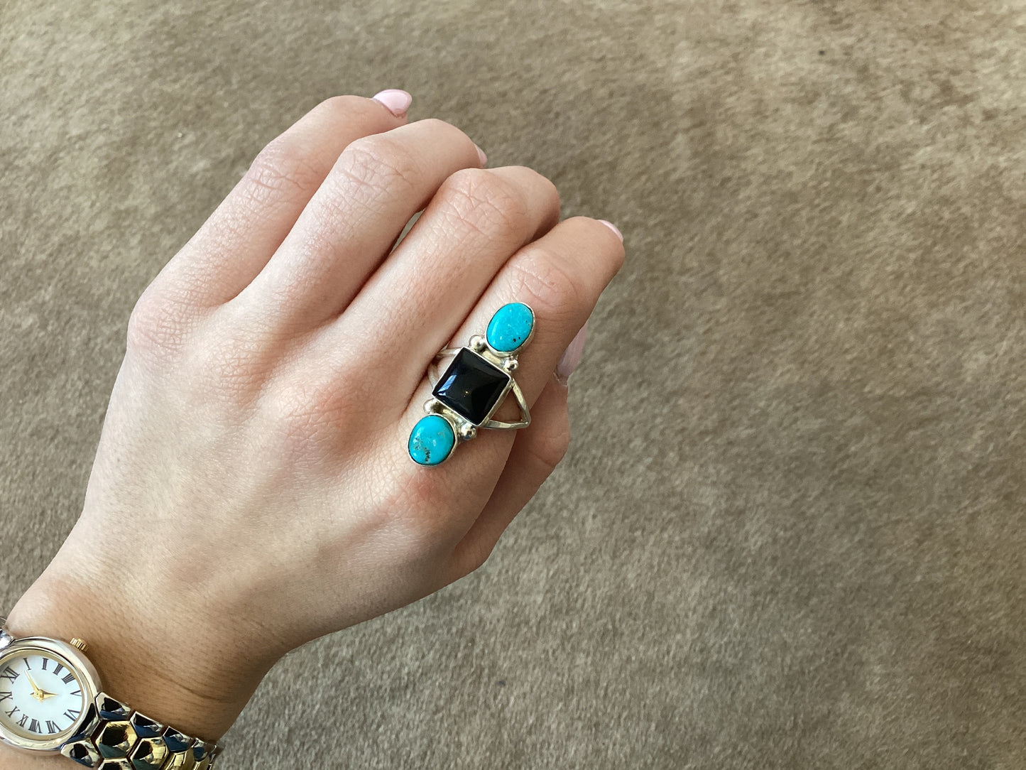 Authentic Multi-Stone Ring
