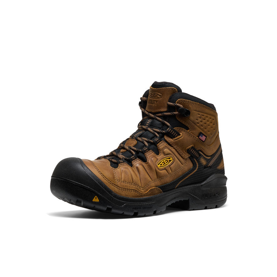 Keen Men's Targhee IV Waterproof Work Boot (Soft Toe)
