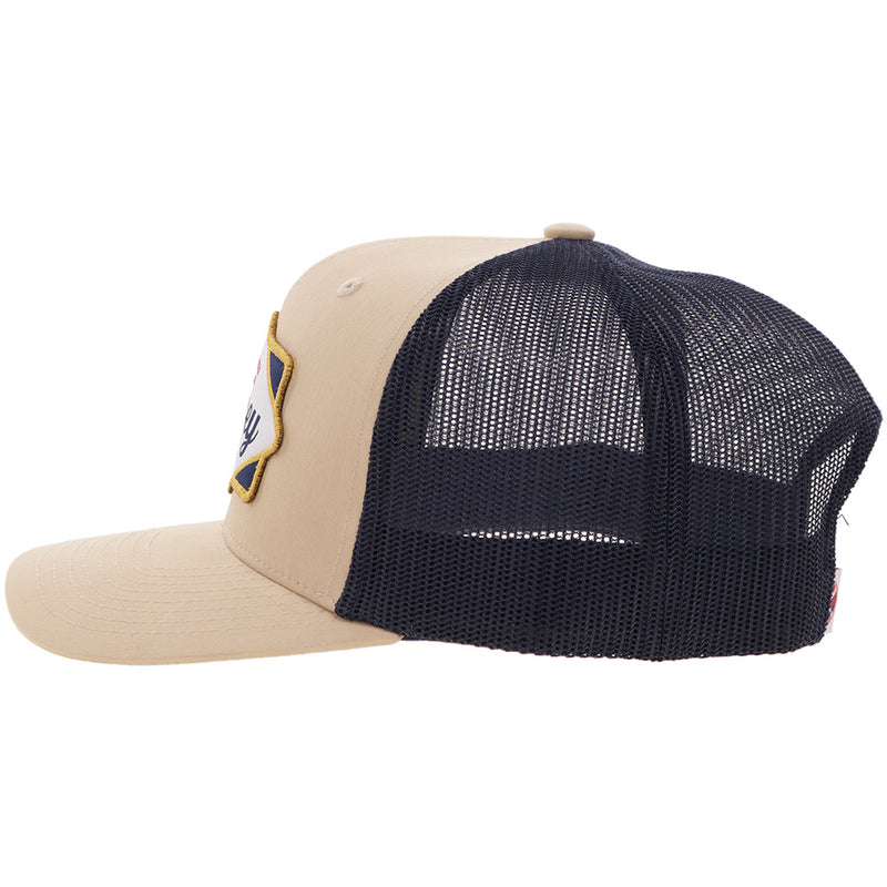Hooey Diamond Hat Tan/Navy