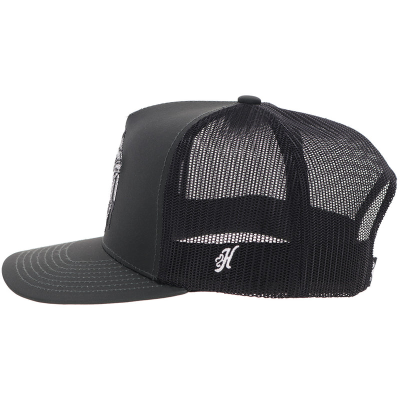 Hooey Sage to Saddle Hat Black w/White Logo