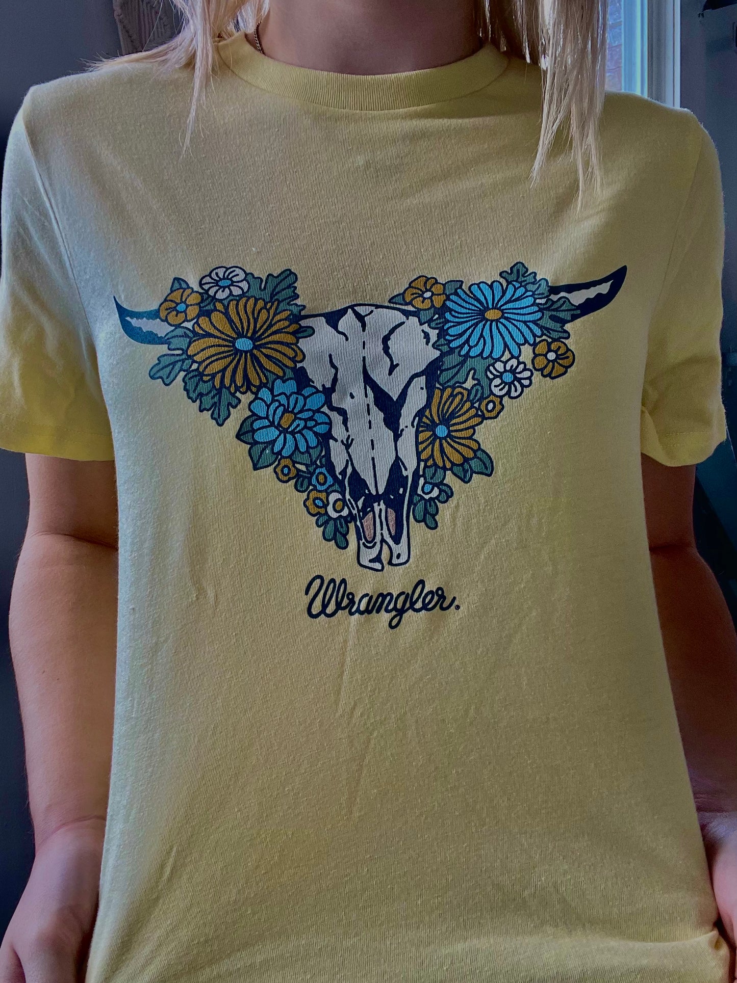Wrangler Floral Skull Women’s Tee