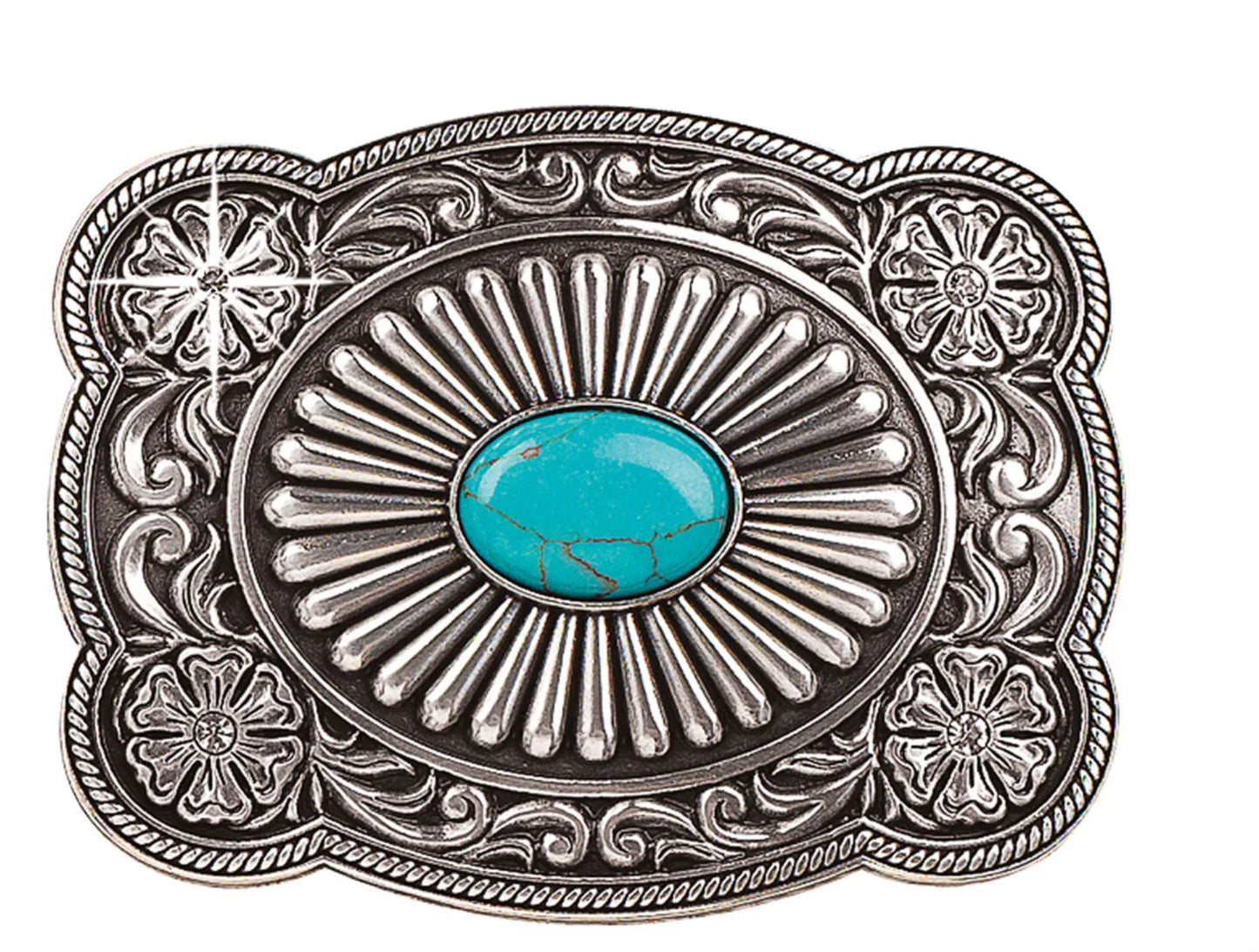 Crumrine turquoise belt buckle