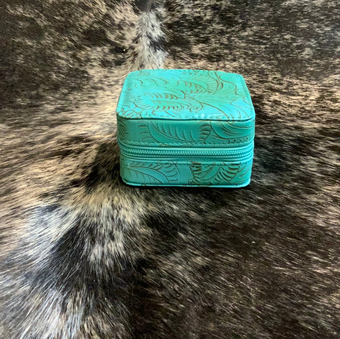 Justin Tooled Travel Jewelry Box