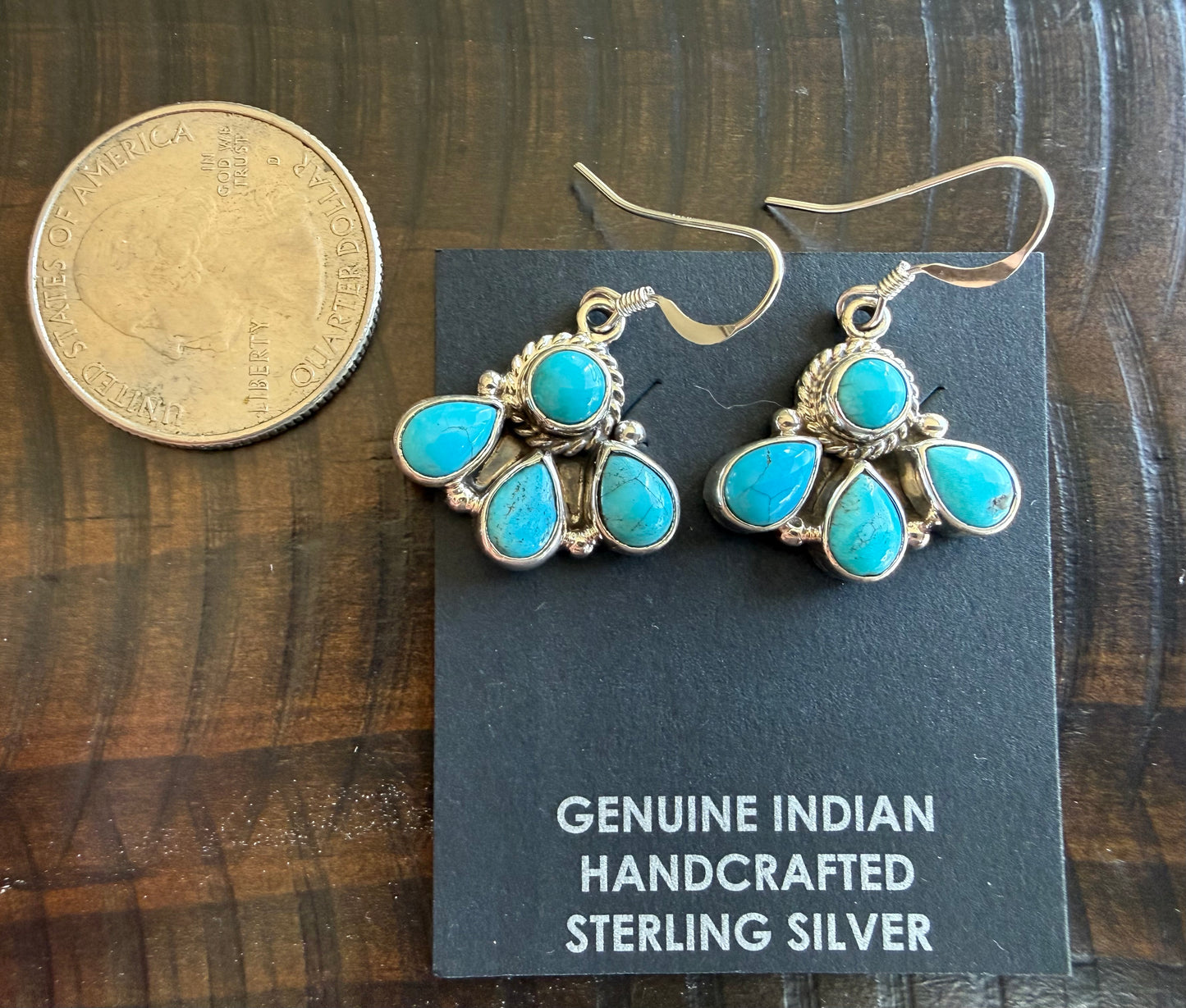 Authentic Teardrop Cluster Earrings