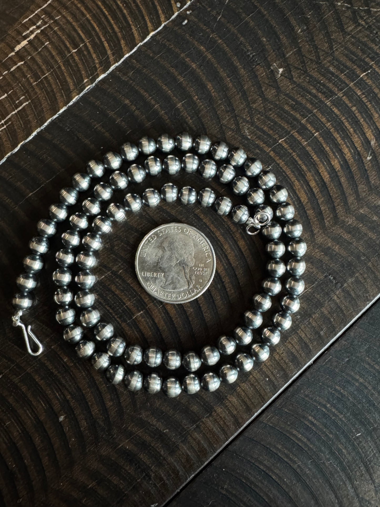 Authentic 6mm 20” Navajo Pearl Necklace