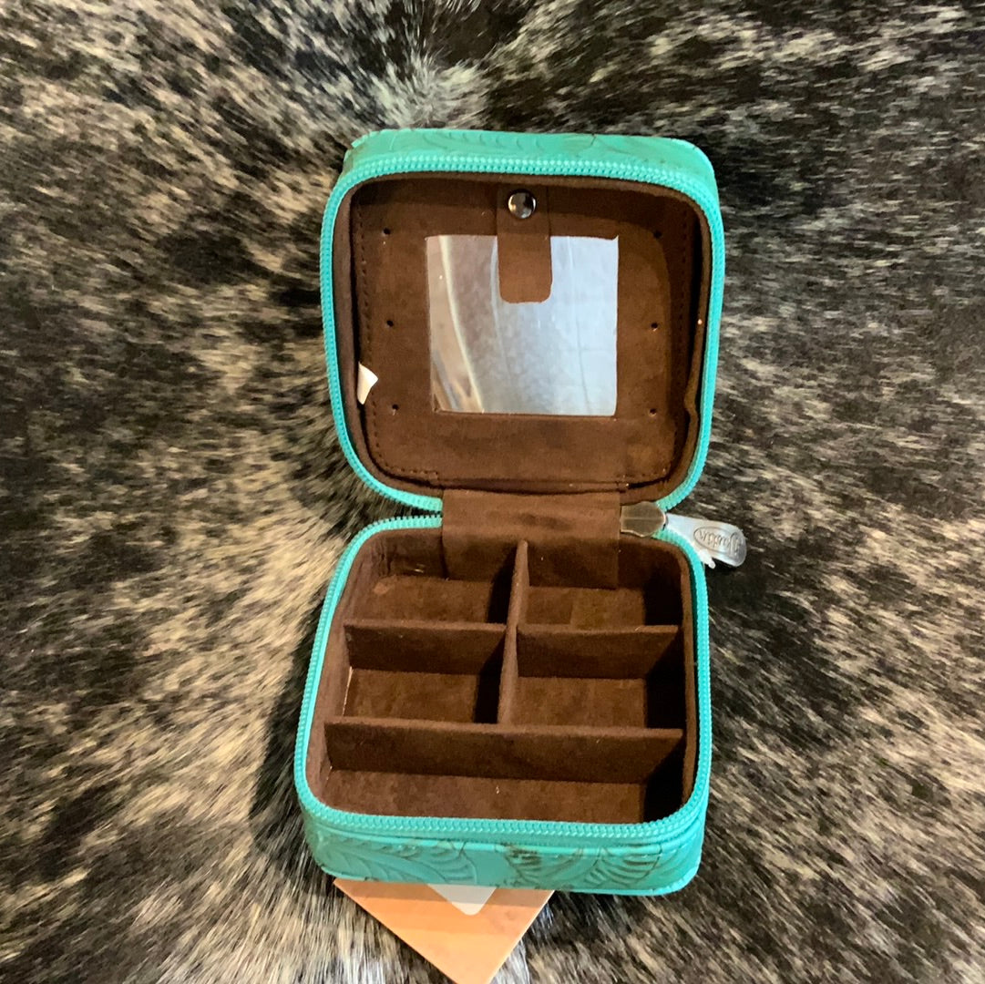 Justin Tooled Travel Jewelry Box