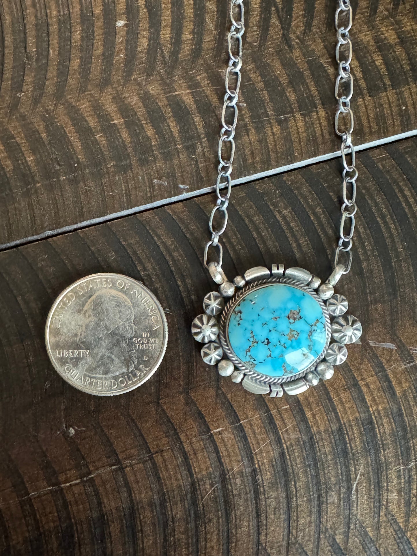 Authentic Baby Blue Turquoise Necklace
