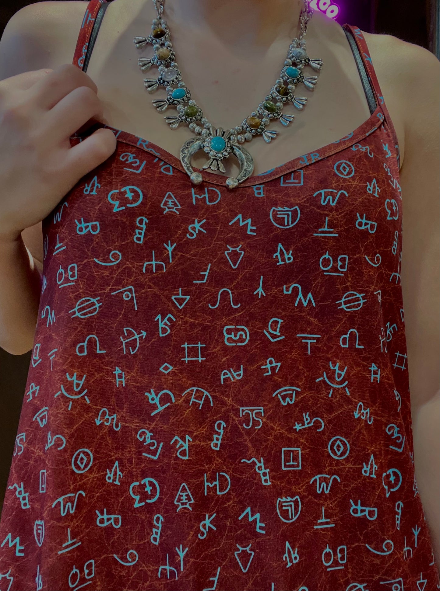 Cattlewoman Branded Dress