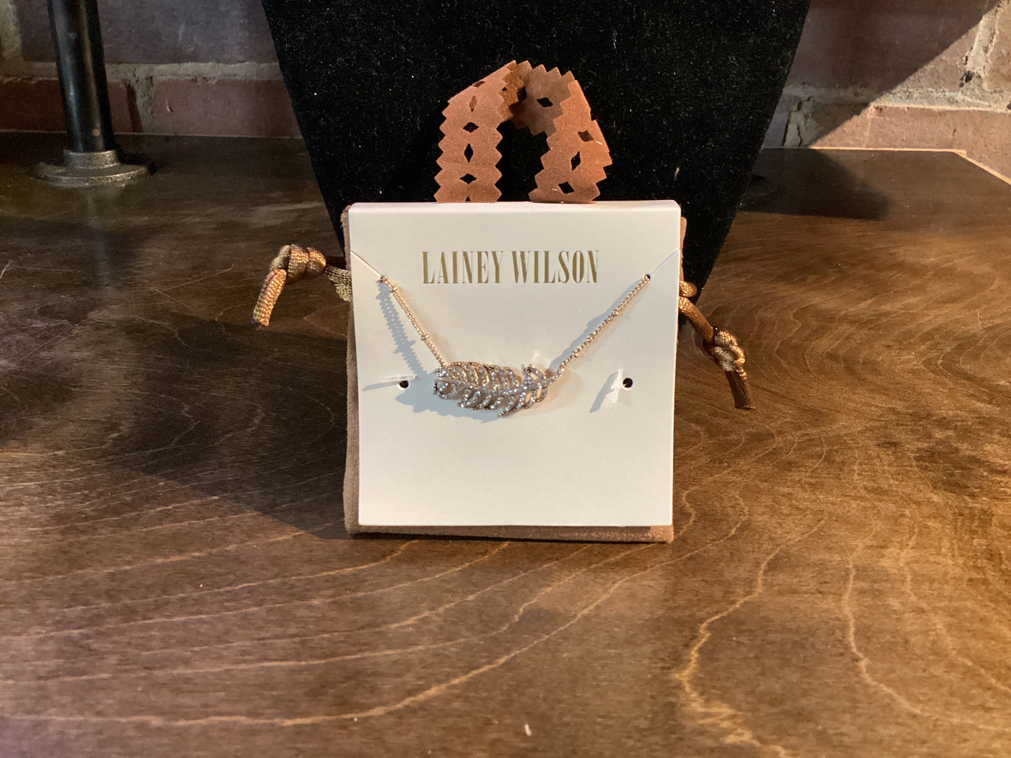 Lainey Wilson Feather Necklace