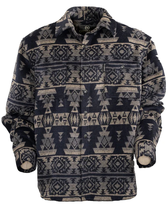 Outback Hudson Shirt Jacket Grey