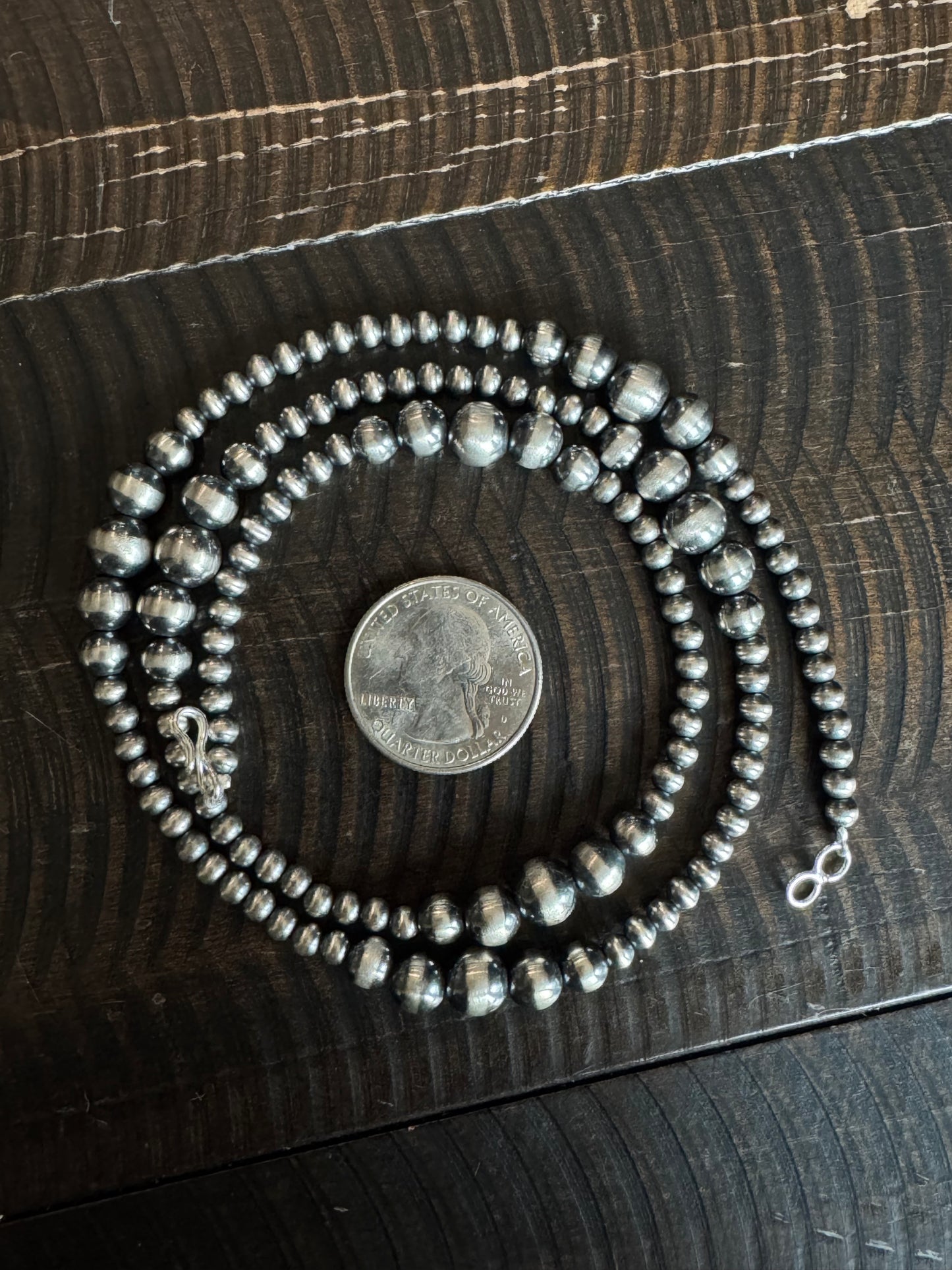 Authentic Multi Size 24” Navajo Pearl Necklace