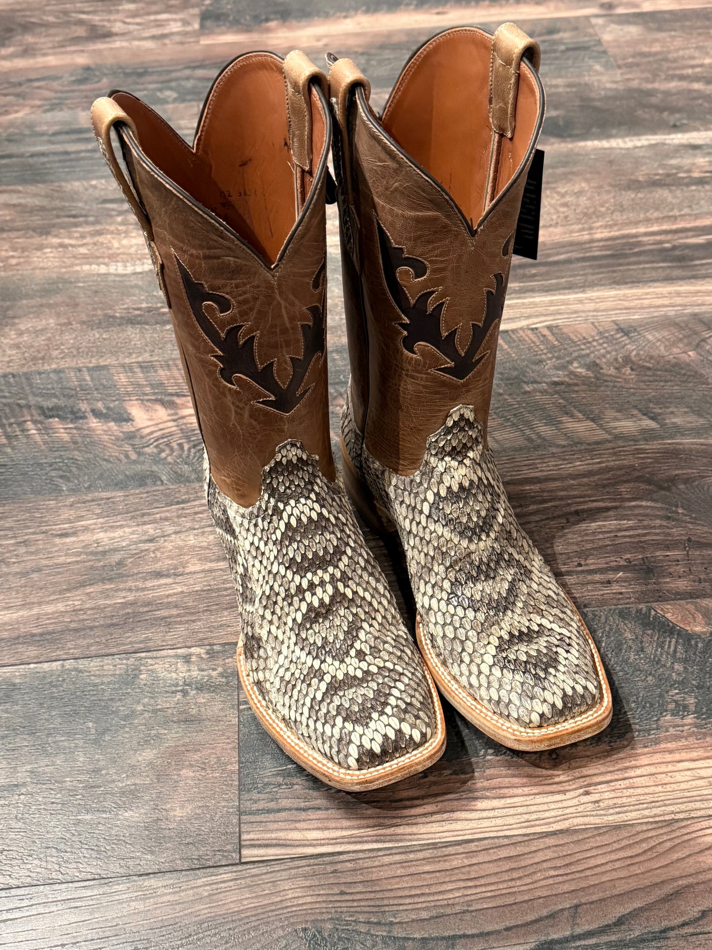 Black Jack Diamondback Rattle Snake Boots