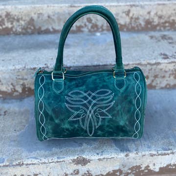 Mini Emerald Rustic Bluebell Duffle Bag