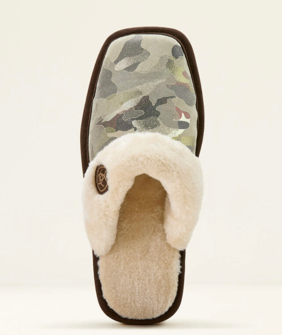 Jackie Square Toe Stack Slipper