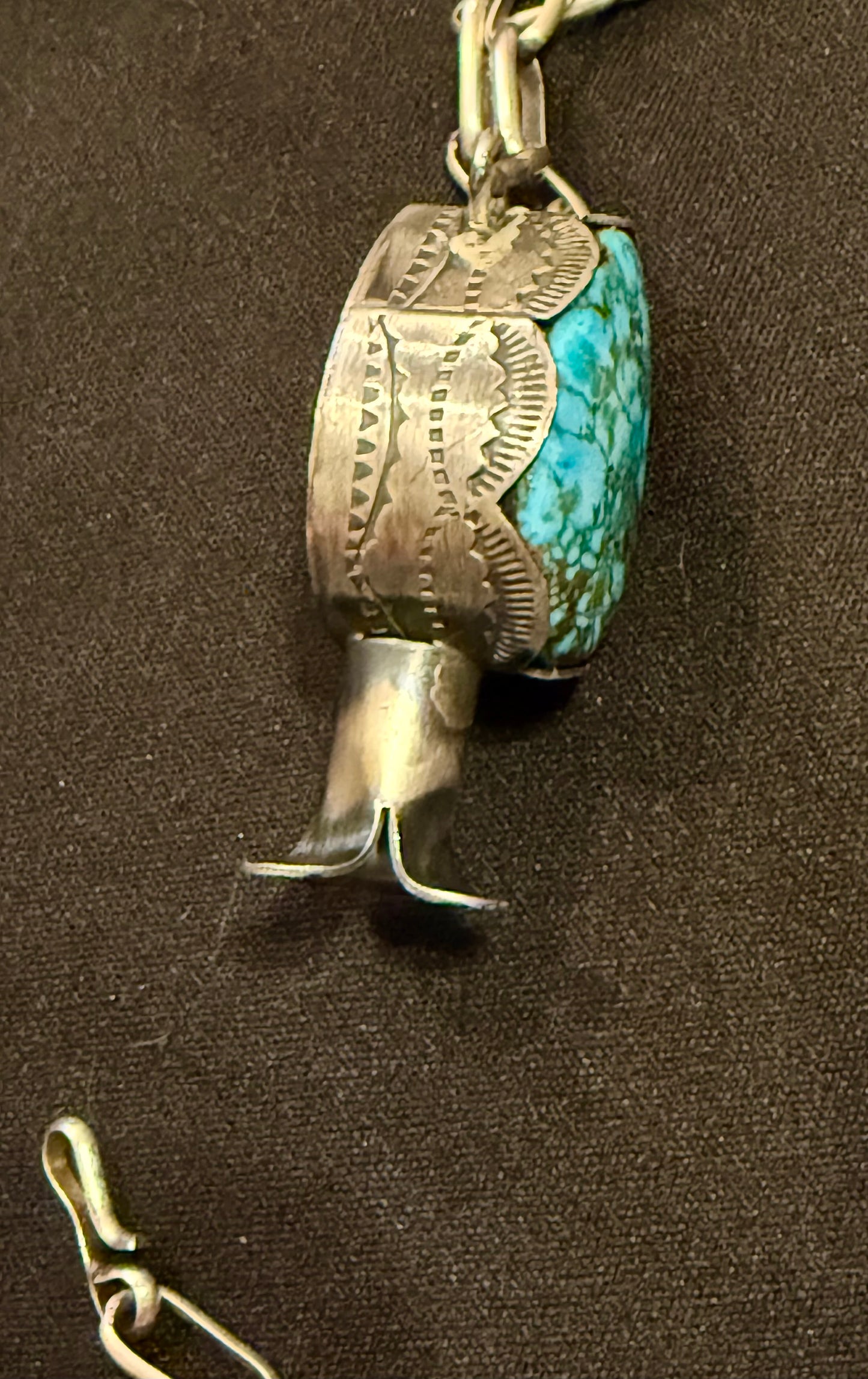 Authentic Teardrop Squash Blossom Necklace