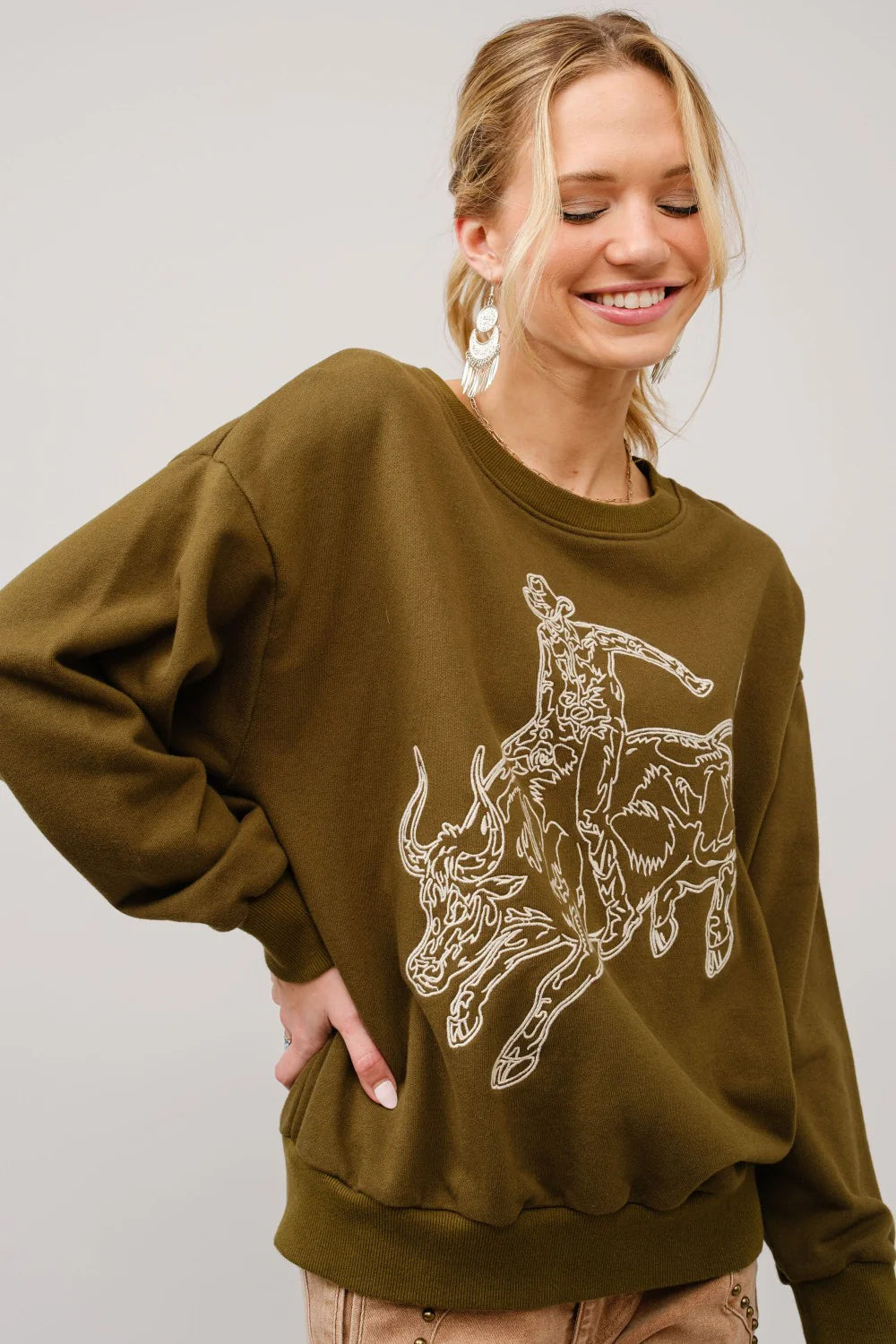 Wild Wyoming Sweatshirt Forest