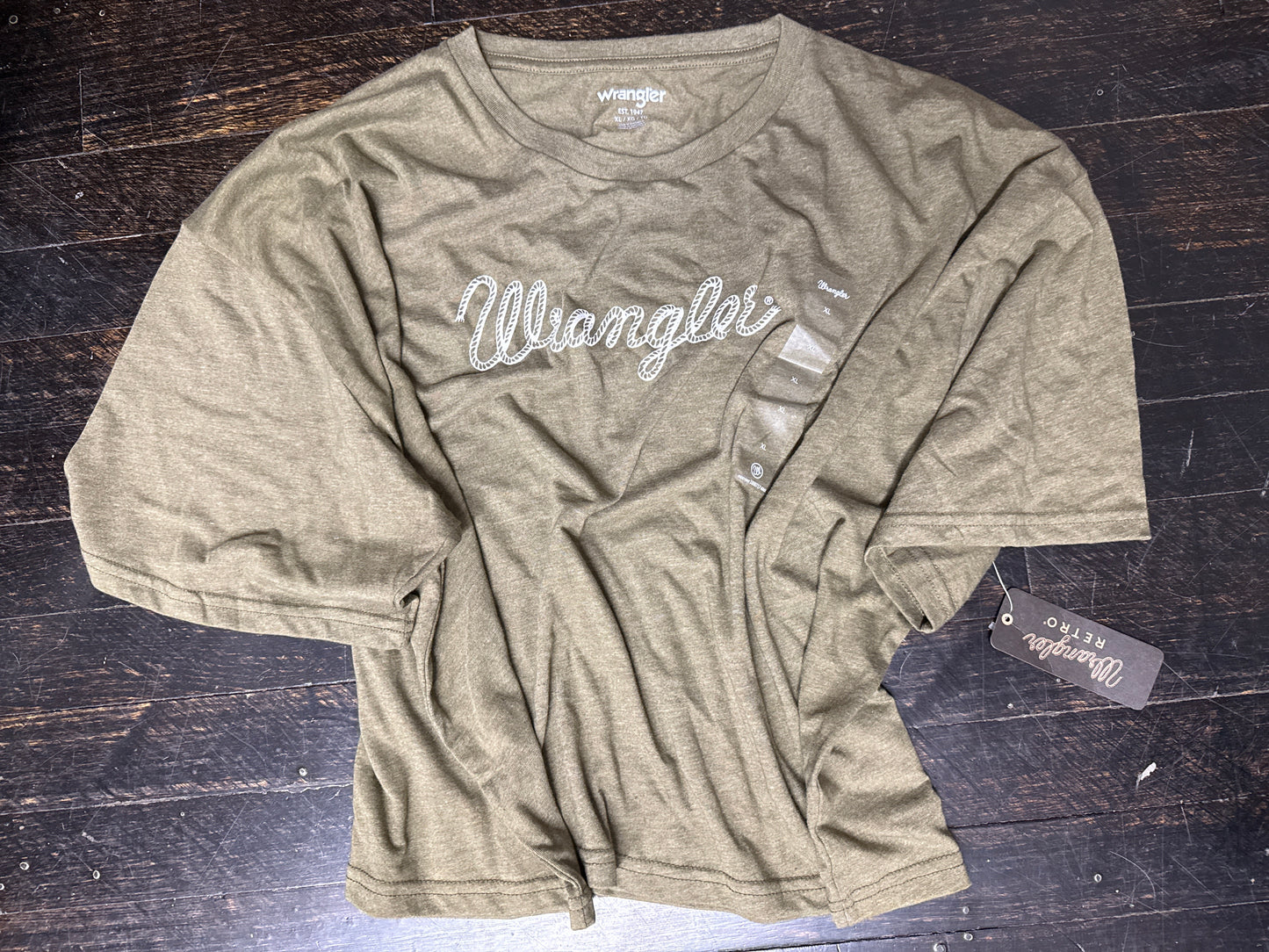 Wrangler Olive Crop T-Shirt