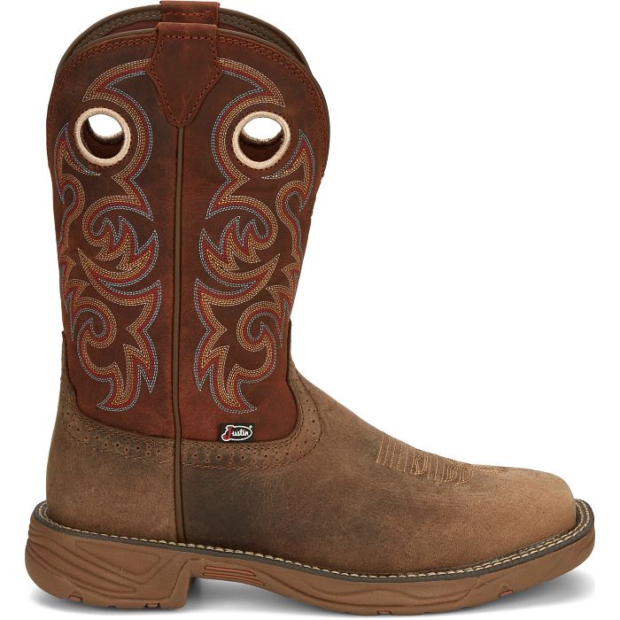 Justin Kid's "Rush" Wide Square Toe Boot