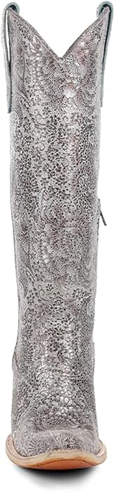 Corral Reba Silver Foral Boots