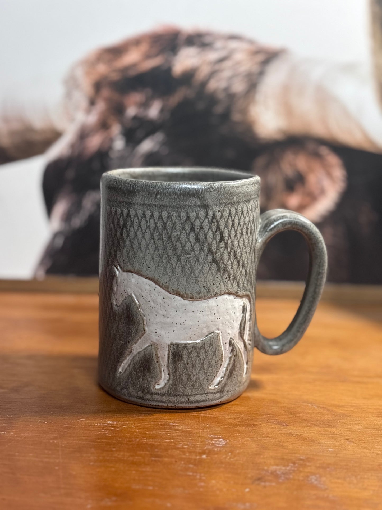 White Horse Handmade Mug 14oz