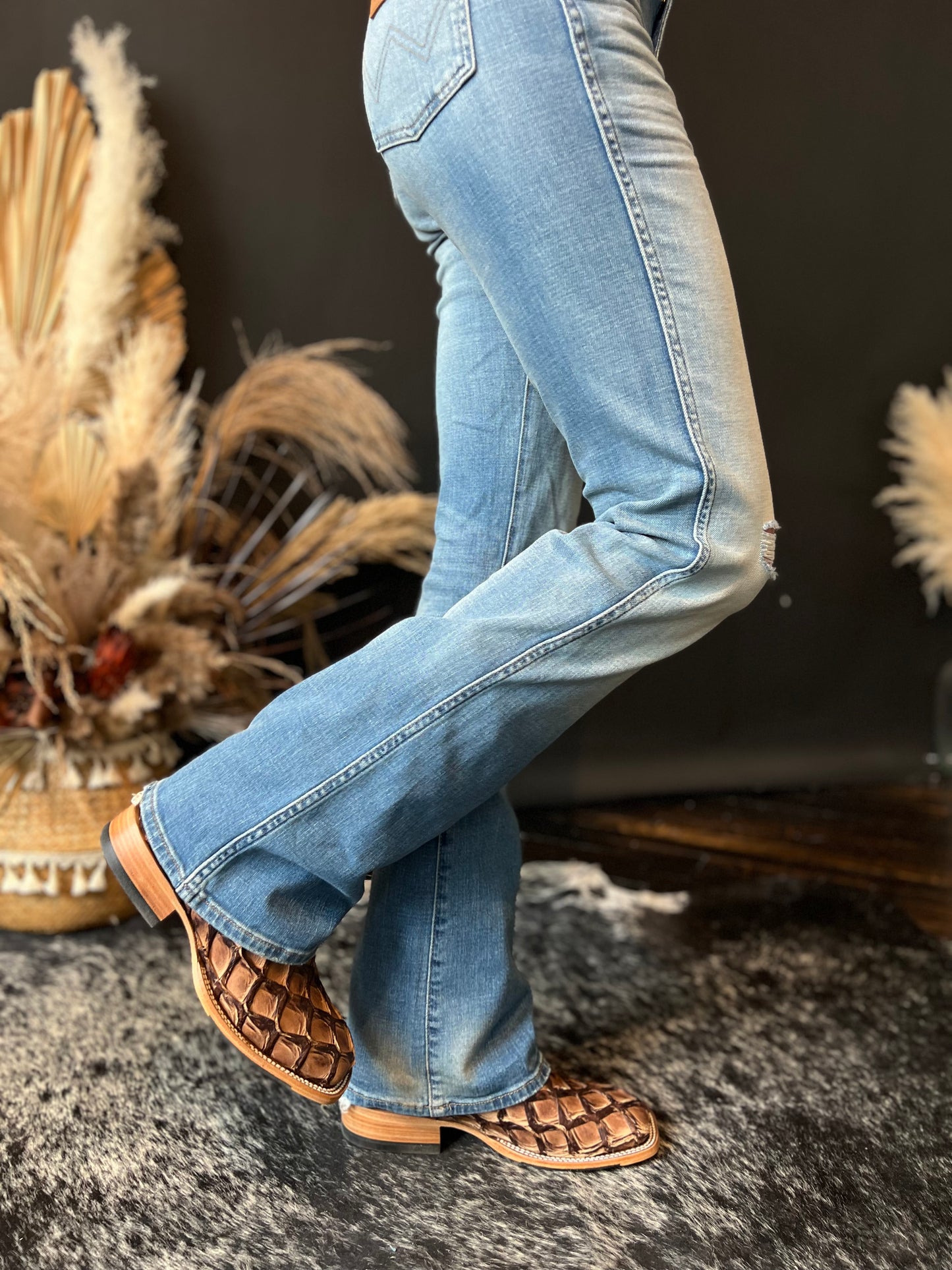Sale ✨ Wrangler Megan Distressed Bootcut Women's Jeans