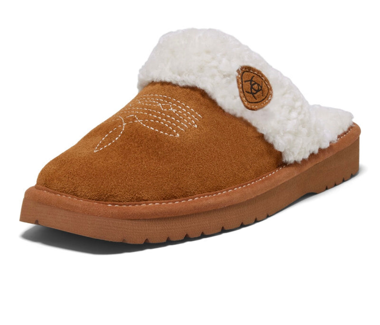Ariat Jackie Square Toe Slipper Chestnut Bootstitch