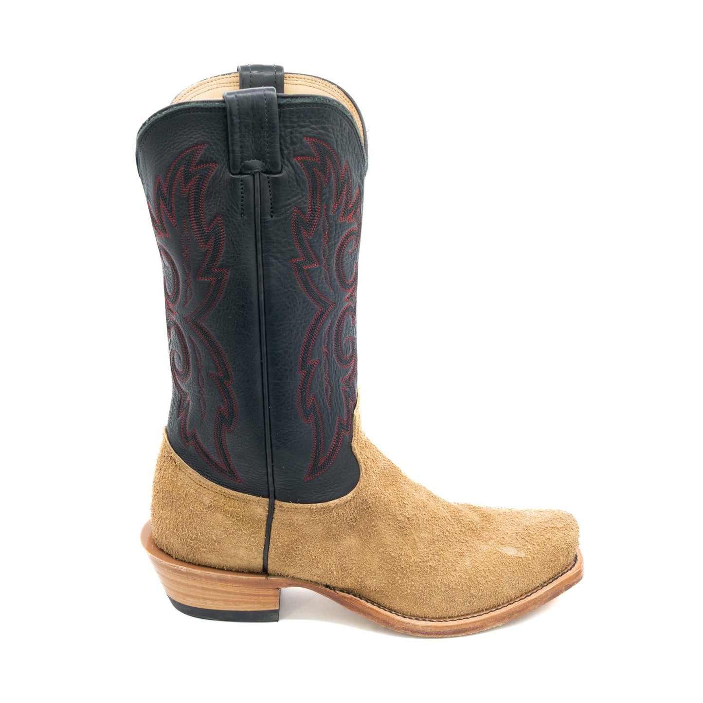 Fenoglio Tan Roughout with Black Men's Boots