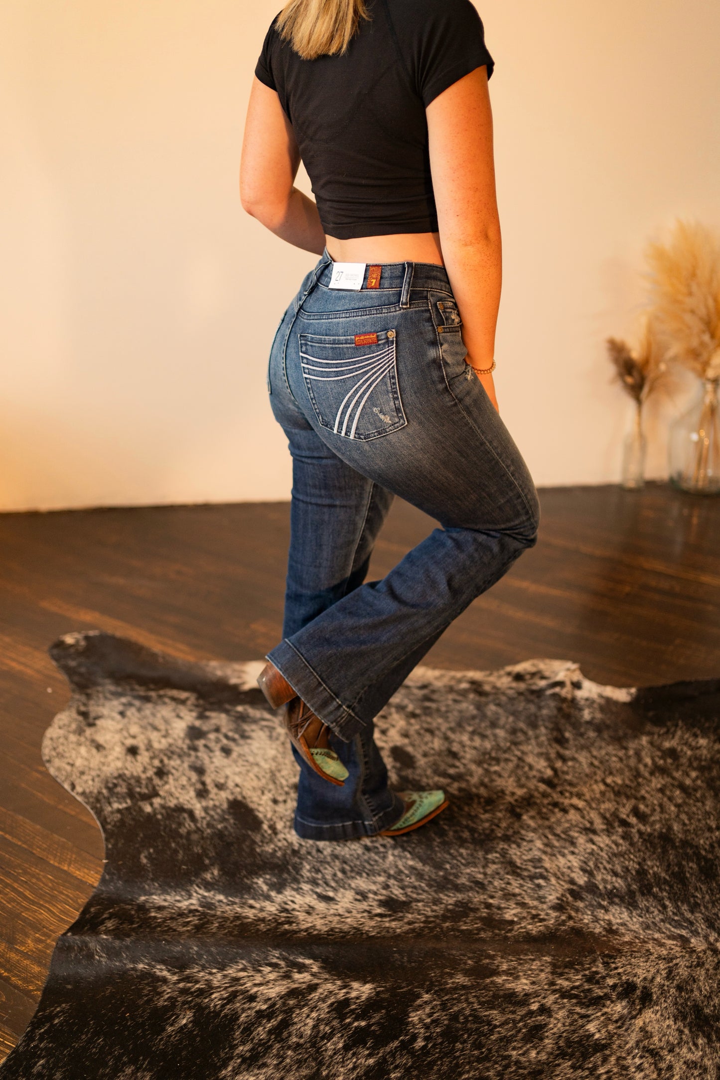 7 For All Mankind Spade DOJO Distressed