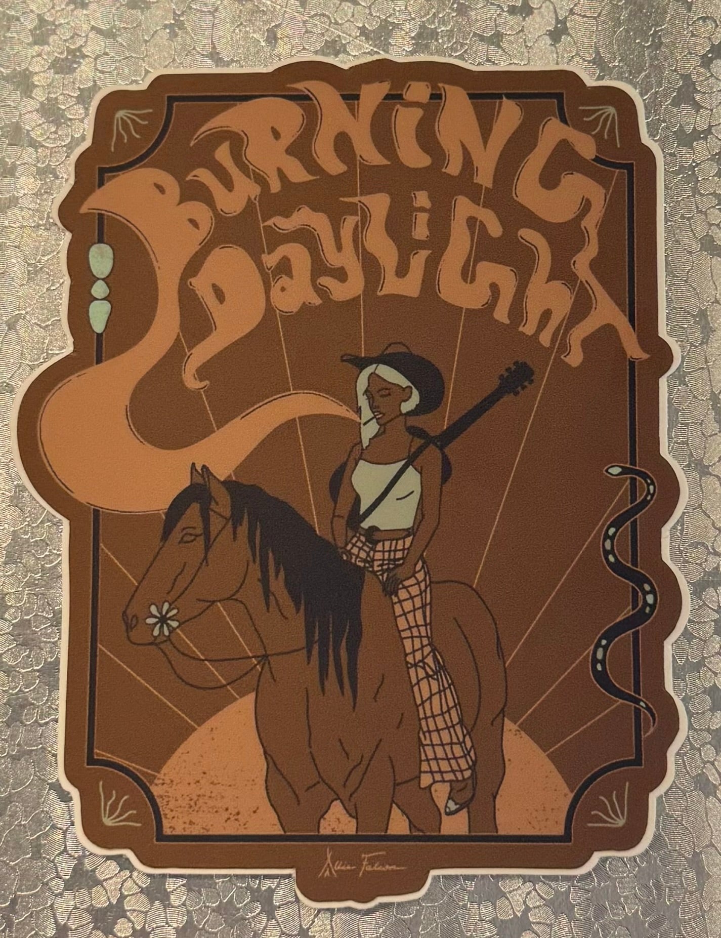 Burning Daylight Sticker