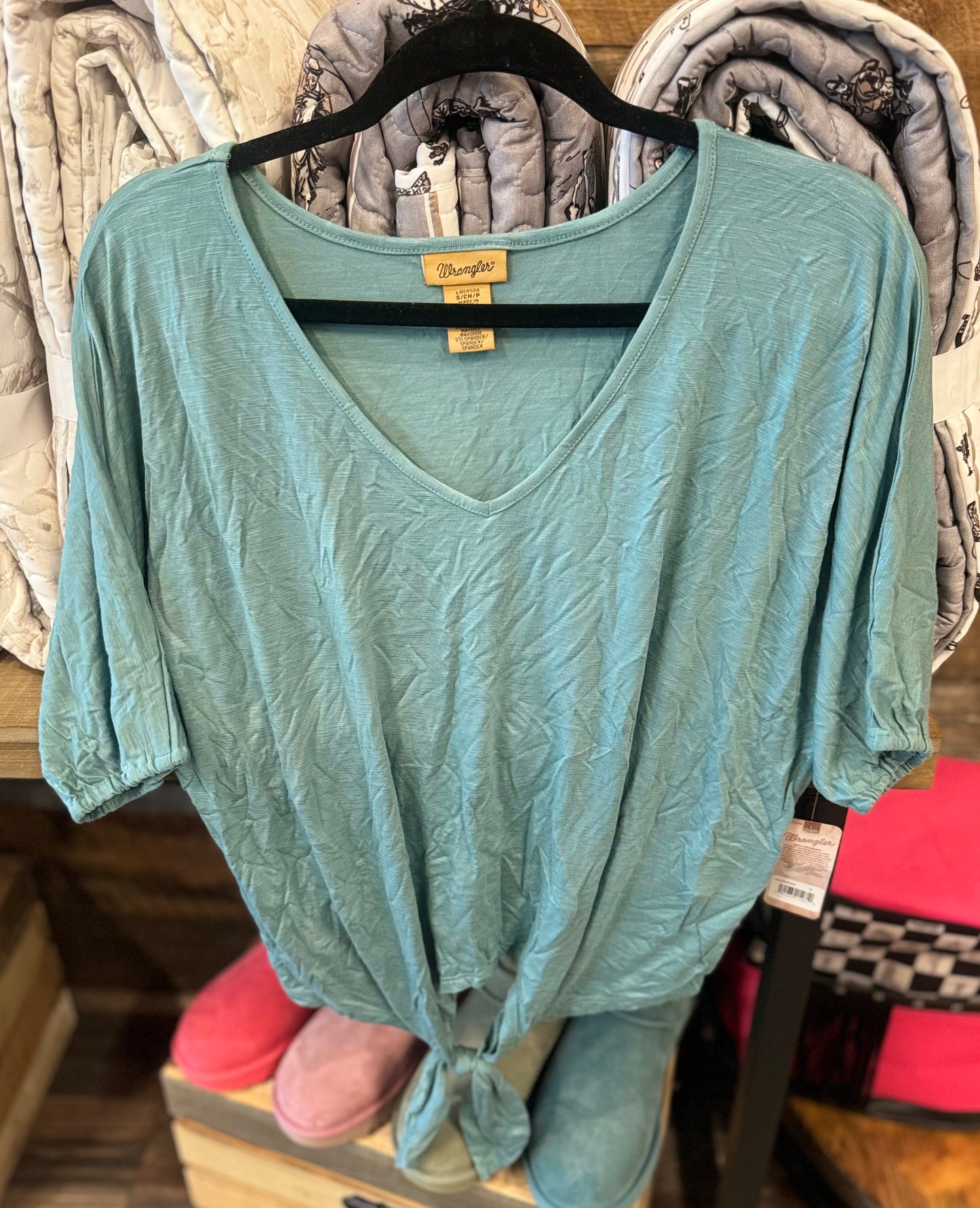 Wrangler Tiffany Blue Women's Top