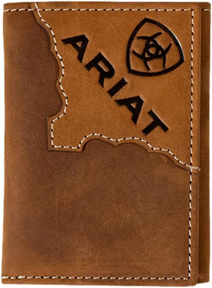 Ariat Trifold Slim Fit Two Tone Wallet