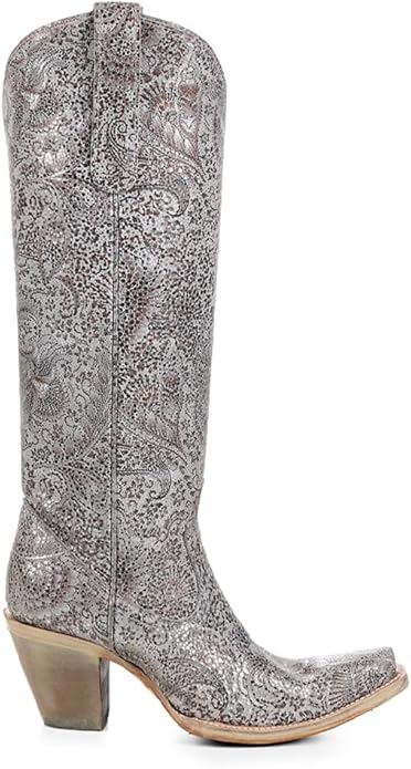 Corral Reba Silver Foral Boots