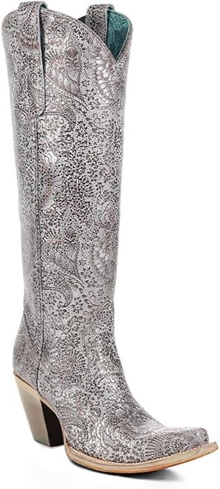 Corral Reba Silver Foral Boots