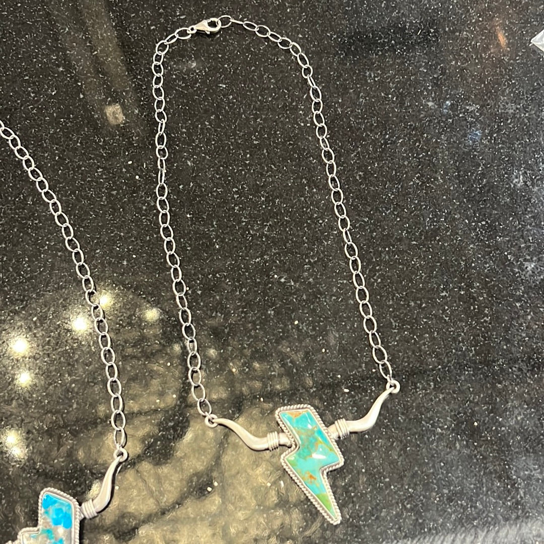 Lightning Bull Necklace