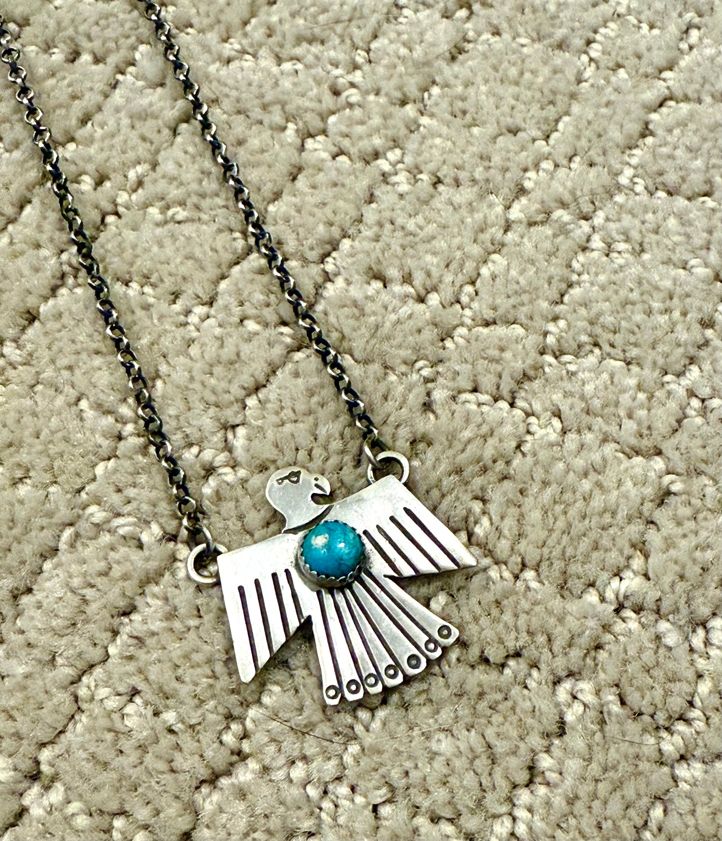 Authentic Thunderbird Turquoise Necklace
