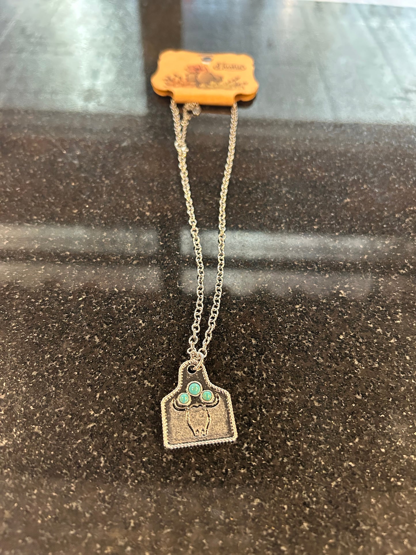 Cow Tag W/ Steer Head