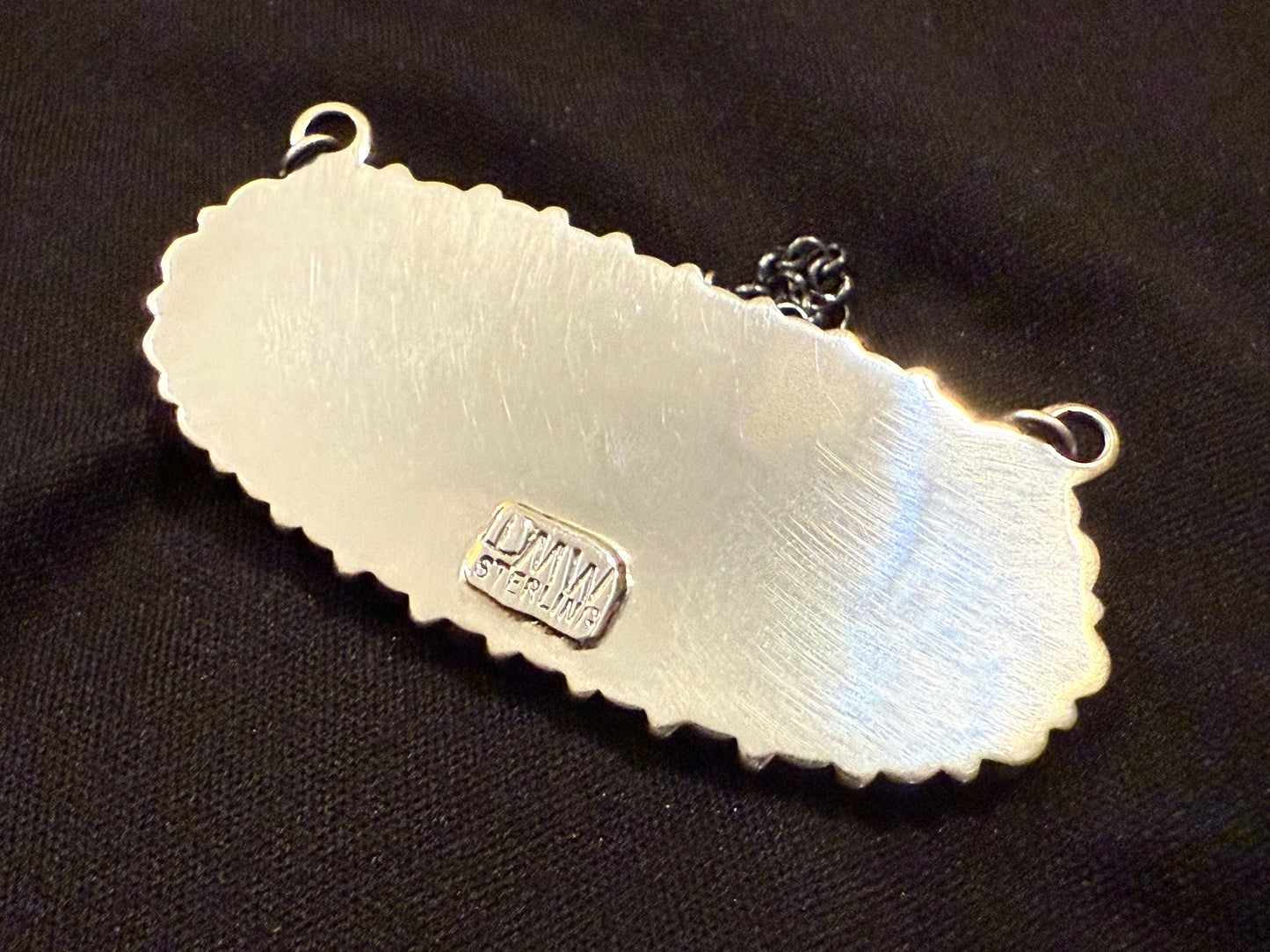Authentic Needlepoint Burst Bar Necklace