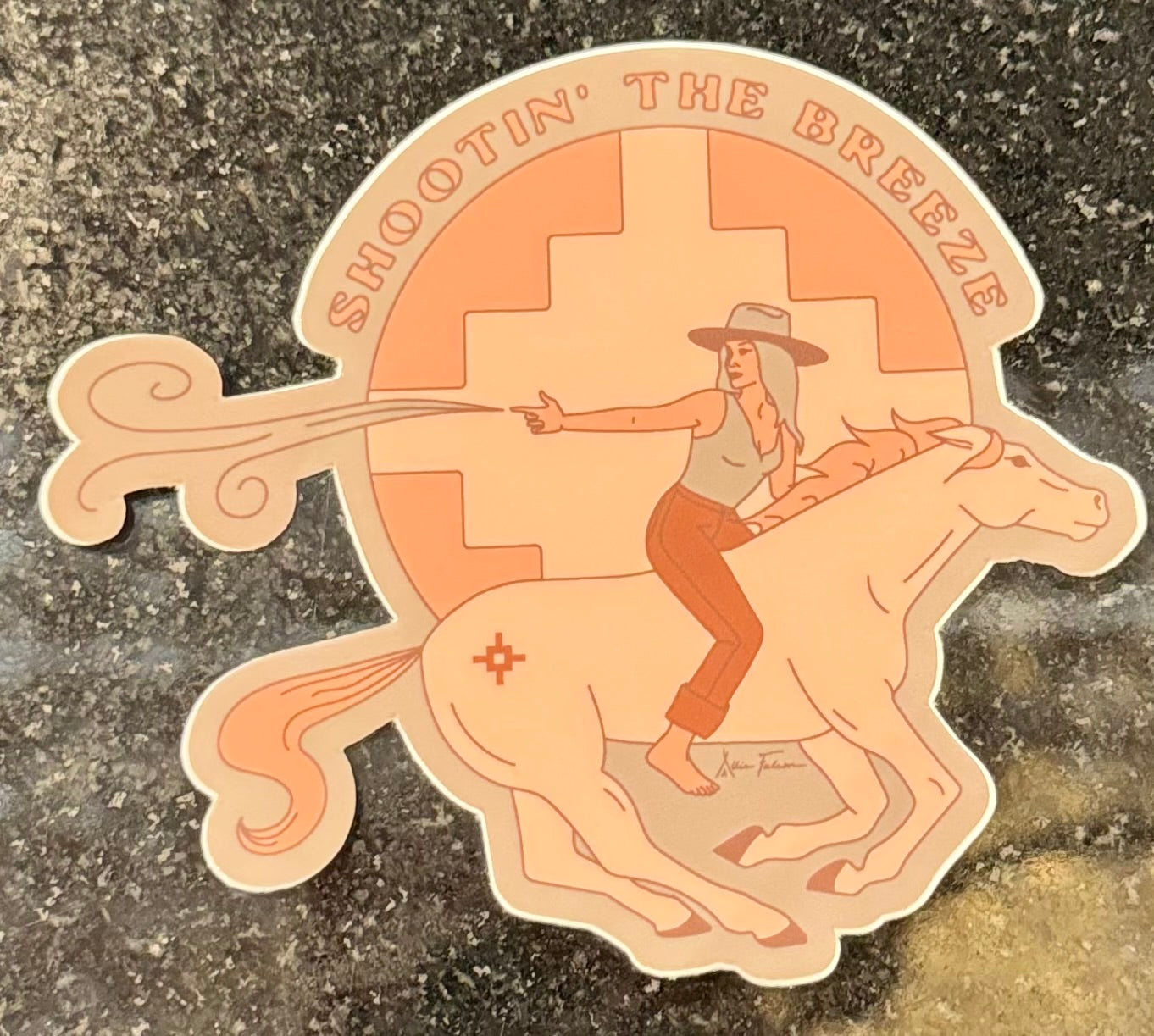 Shootin’ The Breeze Sticker